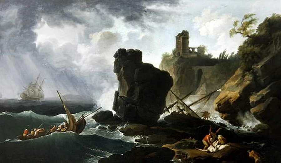  161-Scena costiera italiana classica 